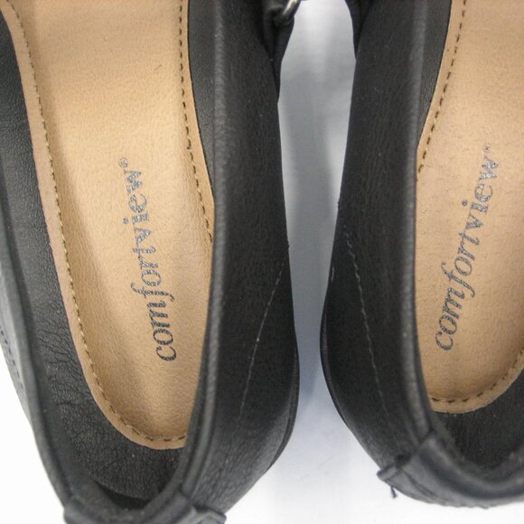 Comfortview Shoes Women's 9 The Carla Mary Jane Flat Black NEW w/ BOX - Picture 8 of 10
